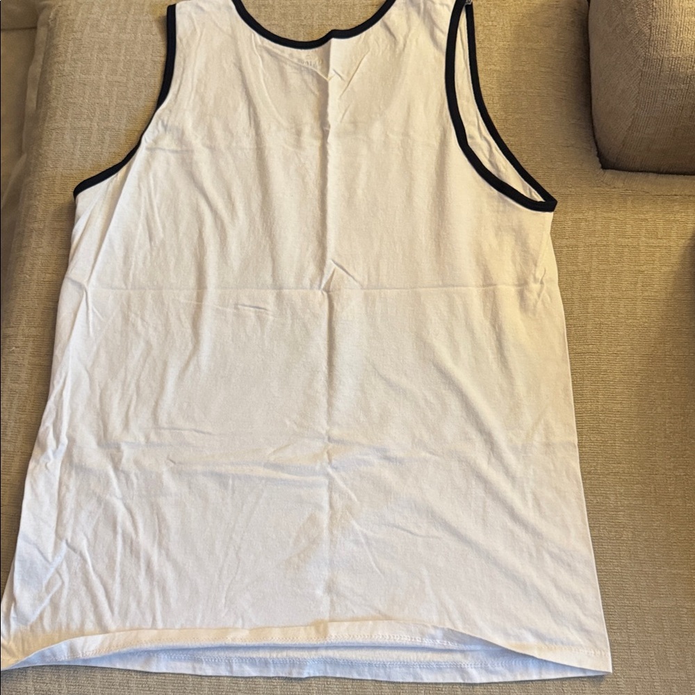 Corona Navy Blue/ White Tank Top Bundle, LG & 2XL,NWOT - Picture 7 of 7